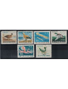 COREA DEL NORD 1965 Anatre selvatiche - Wild ducks 6v MNH**