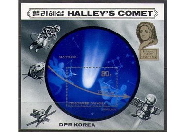 COREA DEL NORD 1985 Cometa di Halley BF MNH**