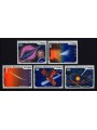 CONGO (KINSHASA) 1986 Halley's Comet, airmail 5v MNH**