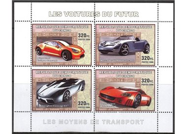 CONGO (KINSHASA) 2006 Cars of the future 4v MNH**
