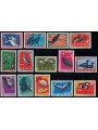 CONGO (KINSHASA) 1963 Protected birds 14v MNH**