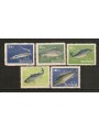 NORTH KOREA 1962 Ordinary set, fish 5v MNH**