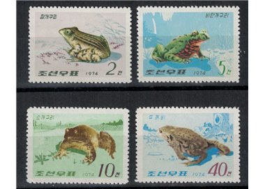 COREA DEL NORD 1975 Rane 4v MNH**