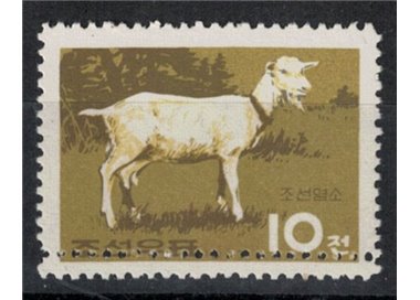 COREA DEL NORD 1967 Varietà 10ch, animali da fattoria MNH**
