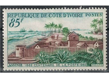 COSTA D'AVORIO 1962 Centenario della Posta di Assinie MNH**
