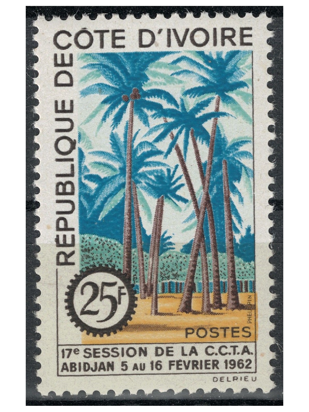IVORY COAST 1962 Technical Cooperation Commission MNH**