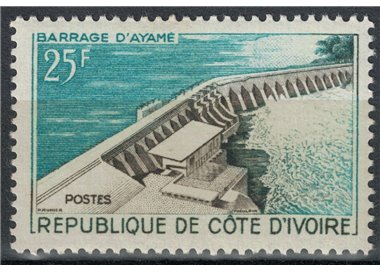 IVORY COAST 1961 Ayamé Dam MNH**