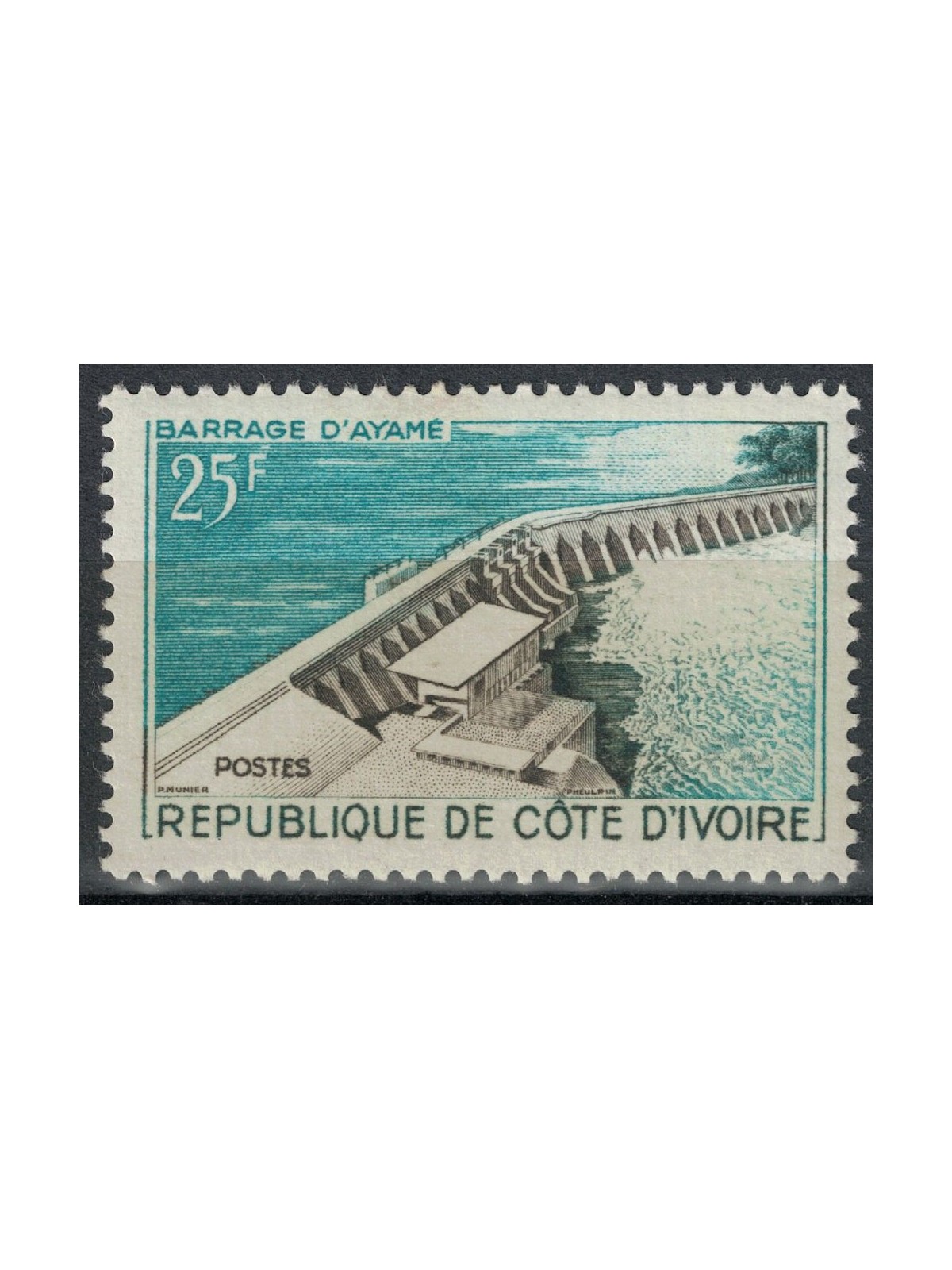 COSTA D'AVORIO 1961 Diga di Ayamé MNH**