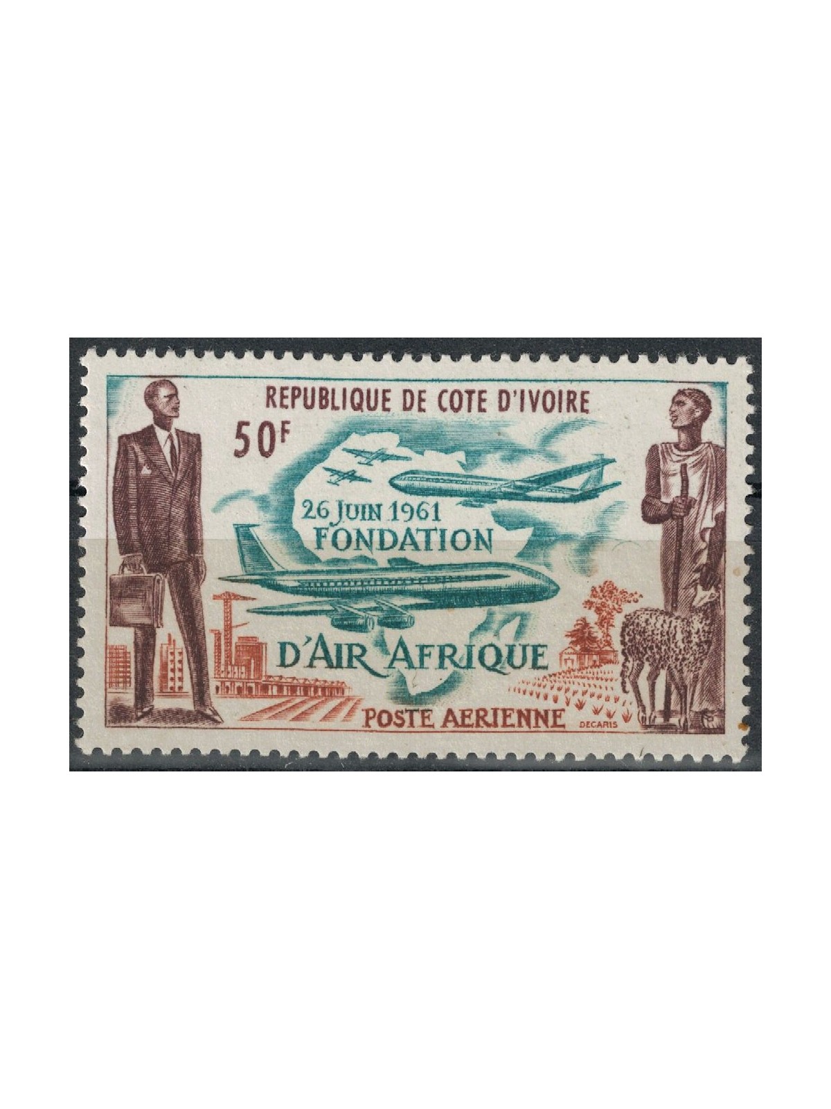 IVORY COAST 1962 Air Afrique MNH**
