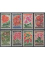 COSTA D'AVORIO 1961-62 Fiori diversi 8v MNH**