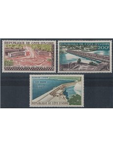 COSTA D'AVORIO 1959 Vedute, posta aerea 3v MNH**