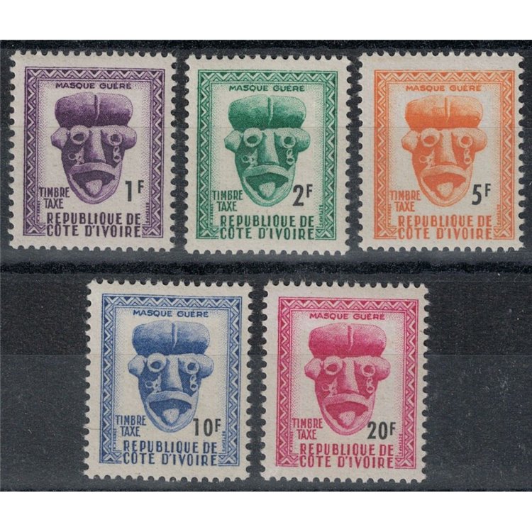 COSTA D'AVORIO 1960 Segnatasse 5v MNH**