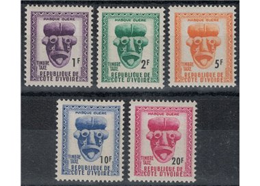 IVORY COAST 1960 Postage Due 5v MNH**