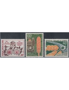 CONGO (BRAZZAVILLE) 1973 Programma alimentare 3v MNH**