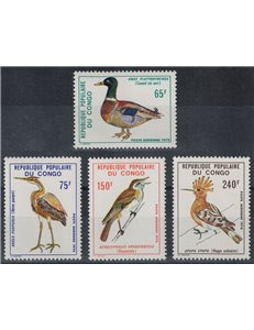 CONGO (BRAZZAVILLE) 1978 Uccelli, posta aerea 4v MNH**