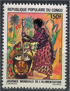 CONGO (BRAZZAVILLE) 1981 World Food Day MNH**