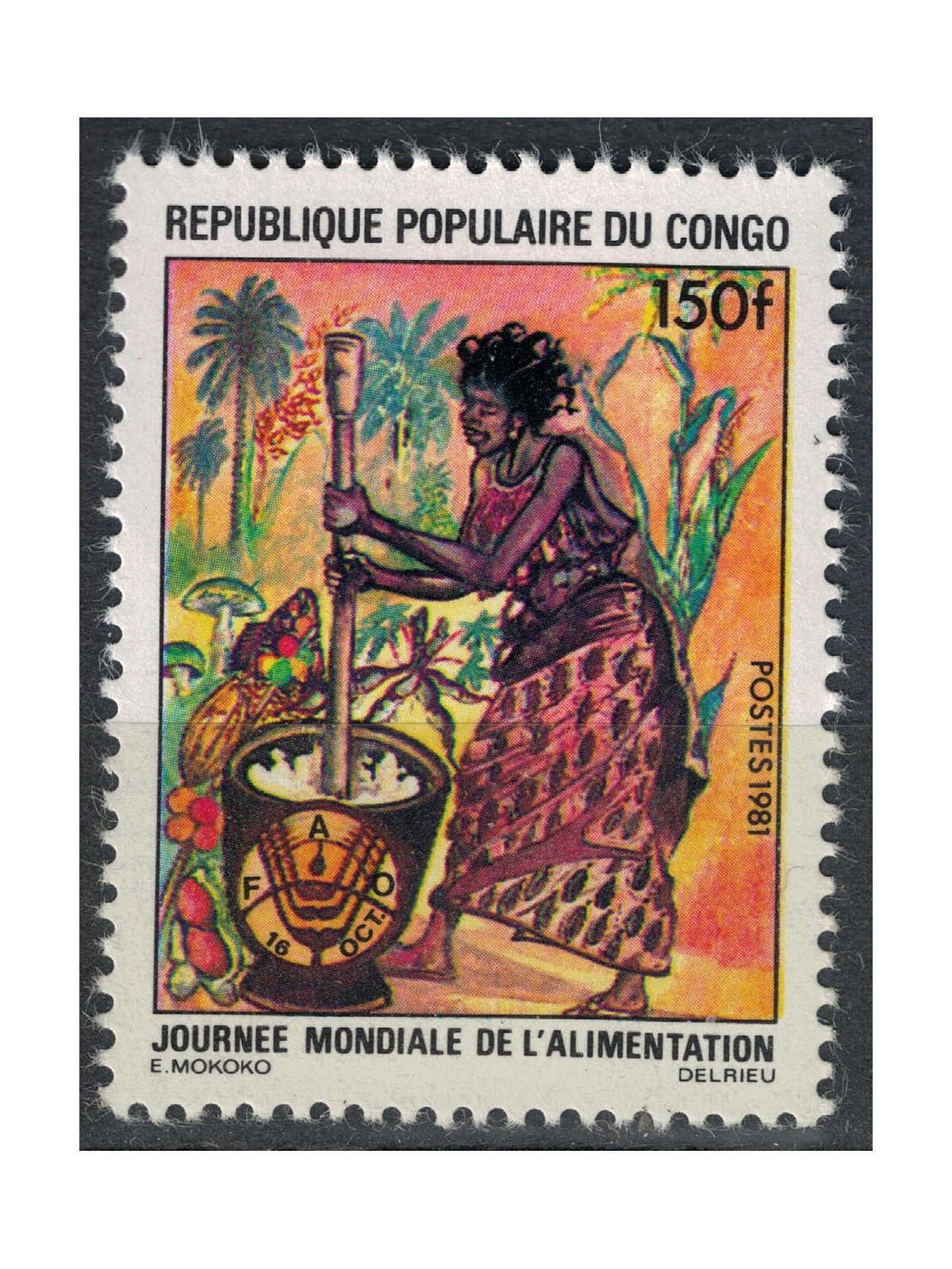 CONGO (BRAZZAVILLE) 1981 Giornata dell'alimentazione MNH**
