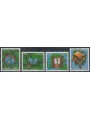 CONGO (BRAZZAVILLE) 1991 Fauna, butterflies 4v MNH**