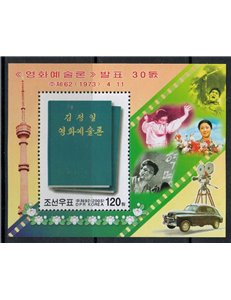 NORTH KOREA 2009 On the Art of Cinema s/s MNH**