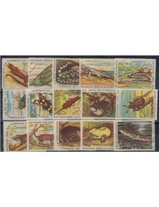 CUBA 1962 Natale 15v MNH**
