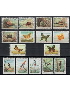 CUBA 1961 Christmas 15v MNH**