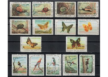 CUBA 1961 Christmas 15v MNH**