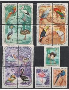 CUBA 1967 Natale 15v MNH**