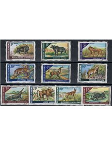 DAHOMEY 1968-69 Fauna, animali 10v MNH**