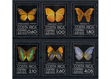 COSTA RICA 1979 Fauna, butterflies 6v MNH**