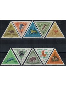 COSTA RICA 1963 Fauna, animals 10v MNH**
