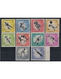 COSTA RICA 1960 Rome Olympics 10v MNH**