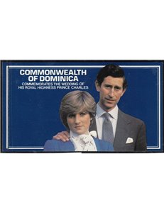 DOMINICA 1981 Carlo e Diana Nozze Reali 1 LB MNH**