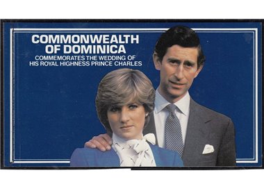 DOMINICA 1981 Charles and Diana Royal Wedding 1 booklet MNH**