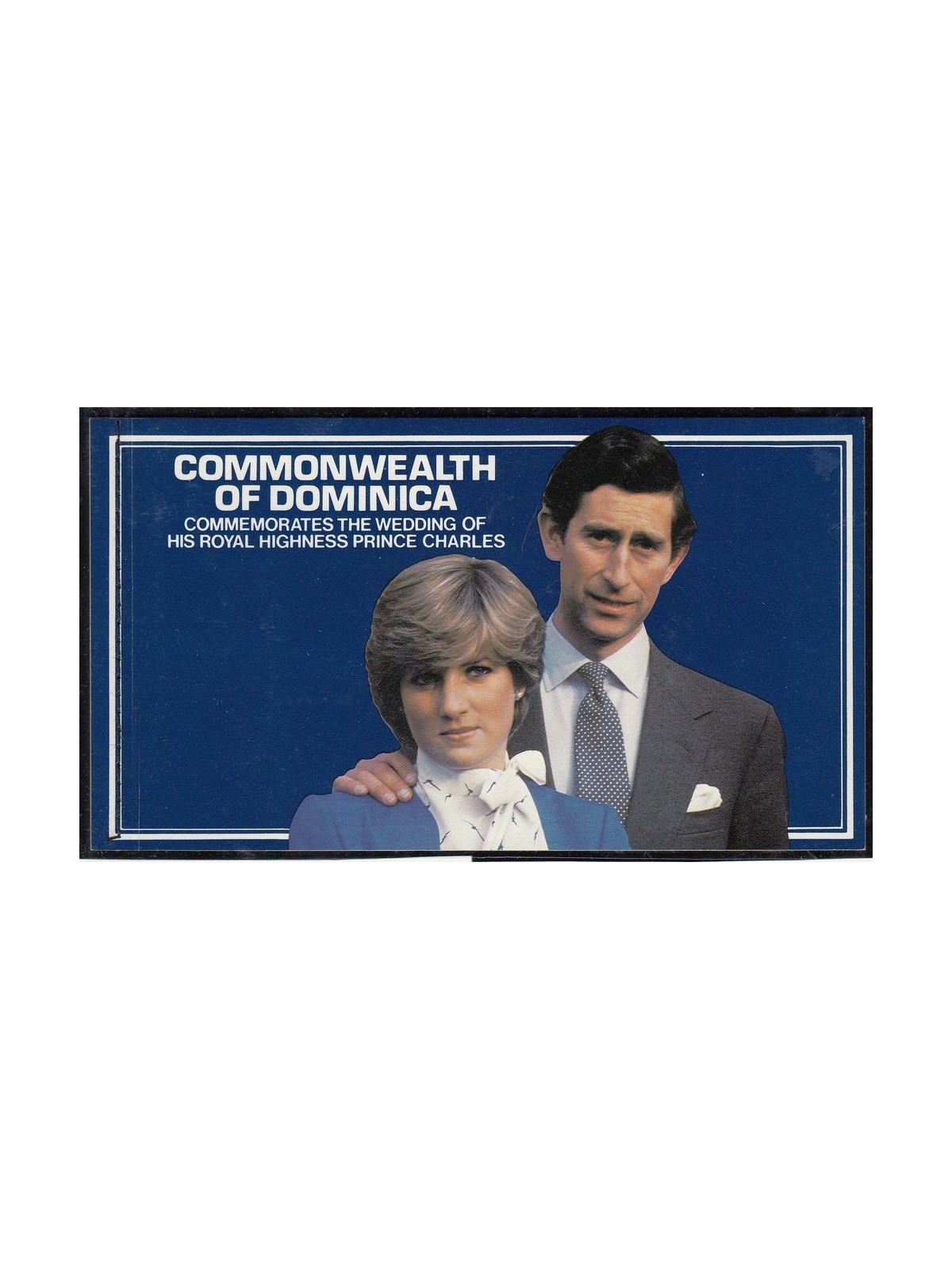 DOMINICA 1981 Carlo e Diana Nozze Reali 1 LB MNH**