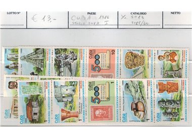 CUBA 1986 History of Latin America 20v MNH**
