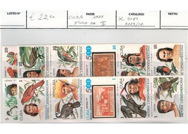 CUBA 1987 History of Latin America 20v MNH**