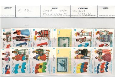 CUBA 1990 History of Latin America 20v MNH**