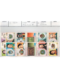 CUBA 1988 Storia dell'America latina 20v MNH**