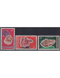IVORY COAST 1972 Marine fauna, shells 3v MNH**