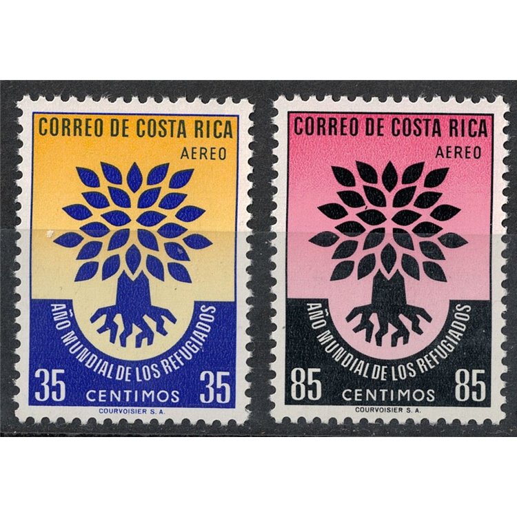 COSTA RICA 1960 Year of the Refugee 2v MNH**
