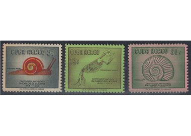 CUBA 1958 Don Carlos de la Torre, airmail 3v MNH**