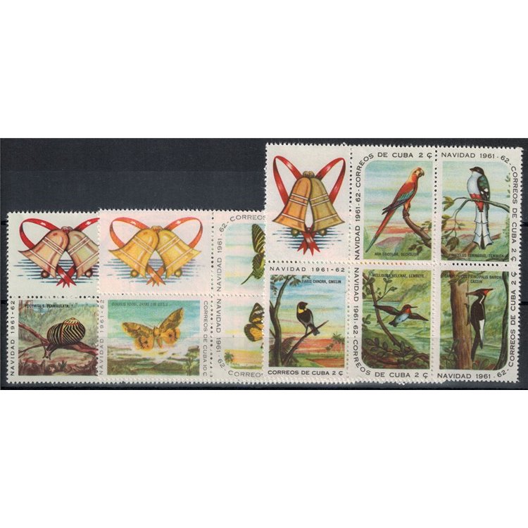 CUBA 1961 Natale 15v MNH**