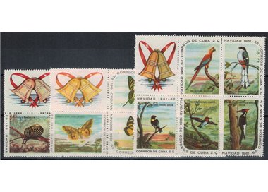 CUBA 1961 Natale 15v MNH**