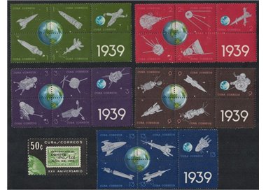 CUBA 1964 Razzo postale 26v MNH**