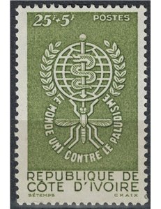 COSTA D'AVORIO 1962 Lotta contro la malaria MNH**