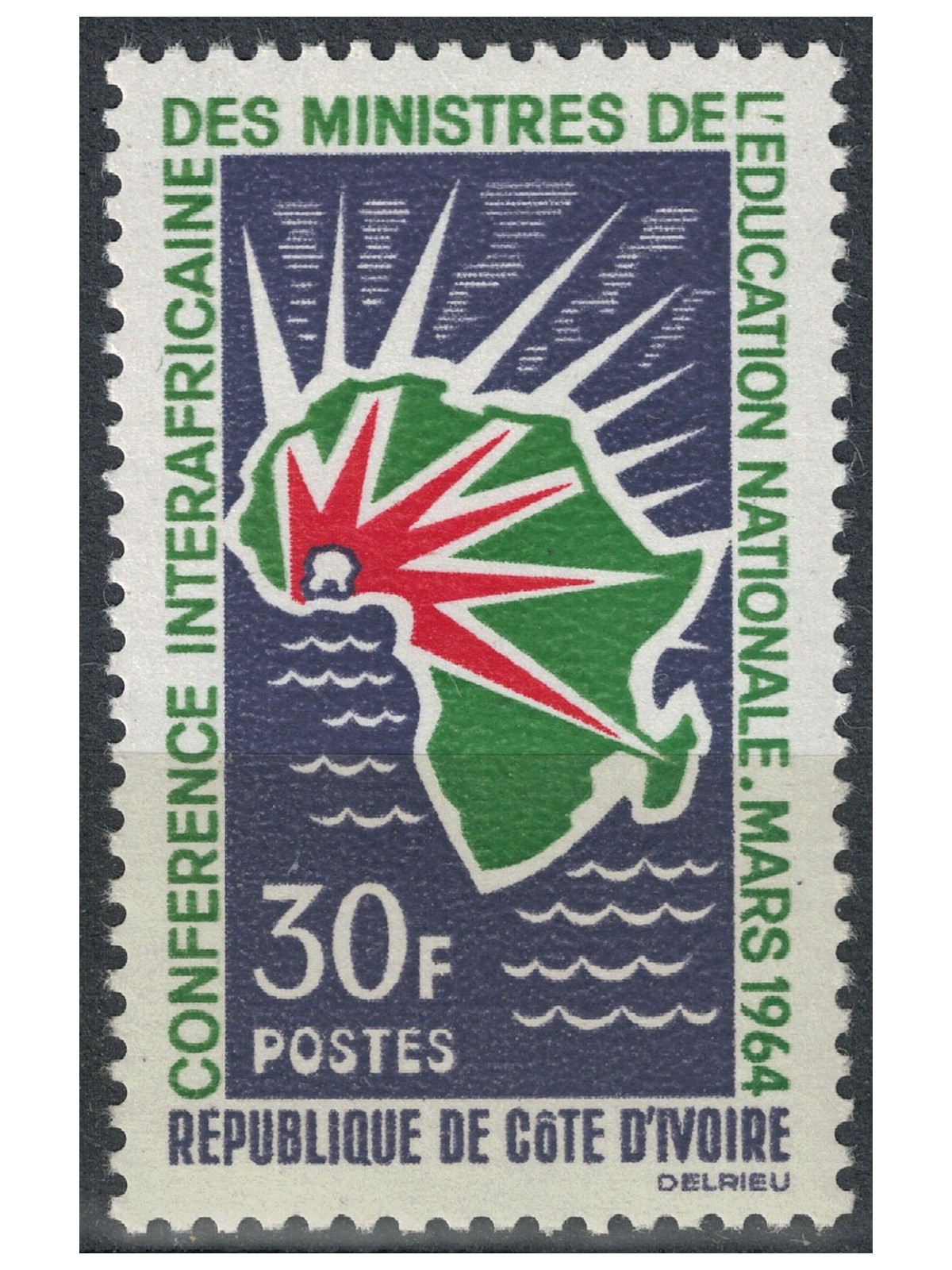 IVORY COAST 1964 Inter-African Conference MNH**