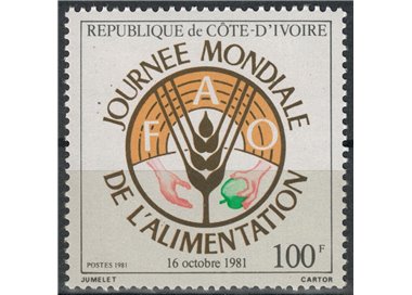 COSTA D'AVORIO 1981 Giornata dell'alimentazione MNH**