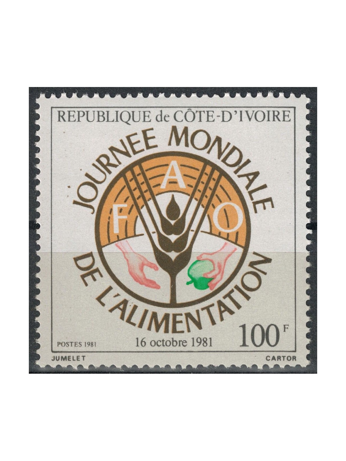 IVORY COAST 1981 World Food Day MNH**