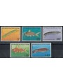 IVORY COAST 1986 Marine fauna, fish 5v MNH**