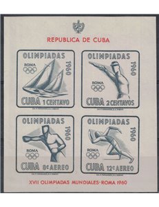 CUBA 1960 Olympic Games s/s MNH**